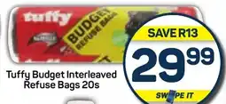 Pick n Pay Tuffy Budget Interleaved Refuse Bags 20s offer