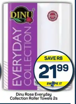 Pick n Pay Dinu Rose Everyday Collection Roller Towels 2s offer