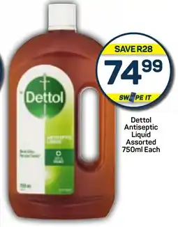 Pick n Pay Dettol Antiseptic Liquid Assorted 750ml Each offer