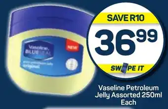 Pick n Pay Vaseline Petroleum Jelly Assorted 250ml Each offer