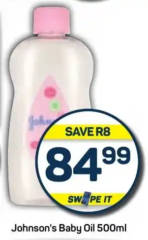 Pick n Pay Johnson's Baby Oil 500ml offer