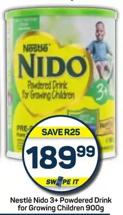 Pick n Pay Nestlé Nido 3+ Powdered Drink for Growing Children 900g offer