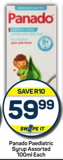 Pick n Pay Panado Paediatric Syrup Assorted 100ml Each offer