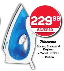 Pick n Pay Pineware Steam, Spray and Dry Iron offer
