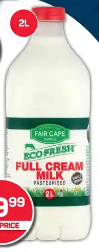 Pick n Pay Fair Cape Eco-Fresh Milk Assorted 2 Litre Each offer