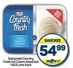 Pick n Pay Dairymaid Country Fresh Ice Cream Assorted 1.8/2 Litre Each offer