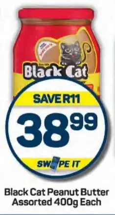 Pick n Pay Black Cat Peanut Butter Assorted 400g Each offer