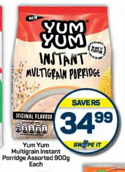 Pick n Pay Yum Yum Multigrain Instant Porridge Assorted 900g Each offer