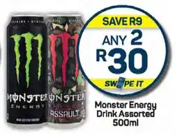 Pick n Pay Monster Energy Drink Assorted 500ml offer