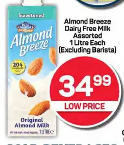 Pick n Pay Almond Breeze Dairy Free Milk Assorted 1 Litre Each (Excluding Barista) offer