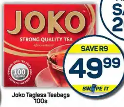 Pick n Pay Joko Tagless Teabags 100s offer