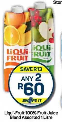 Pick n Pay Liqui-Fruit 100% Fruit Juice Blend Assorted 1 Litre offer