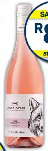 Pick n Pay Jakkalsvlei Pink or White Moscato 750ml Each offer