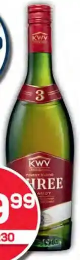 Pick n Pay KWV 3-Year-Old Brandy 750ml offer