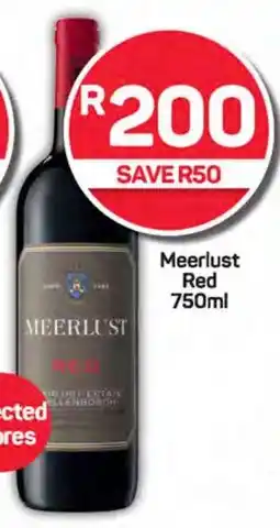 Pick n Pay Meerlust Red 750ml offer