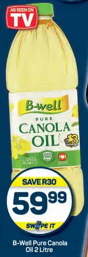 Pick n Pay B-Well Pure Canola Oil 2 Litre offer