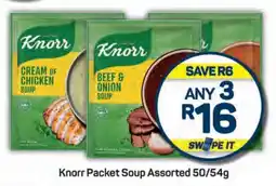 Pick n Pay Knorr Packet Soup Assorted 50/54g offer