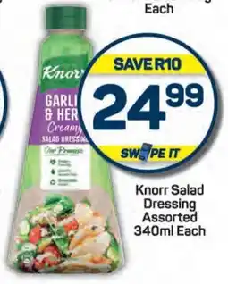 Pick n Pay Knorr Salad Dressing Assorted 340ml Each offer