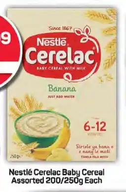 Pick n Pay Nestlé Cerelac Baby Cereal Assorted 200/250g Each offer