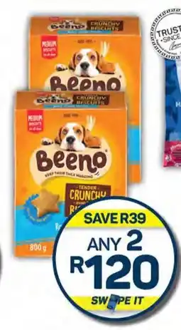 Pick n Pay Beeno Dog Biscuits Assorted 800g offer