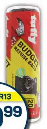 Pick n Pay Tuffy Budget Interleaved Refuse Bags 20s offer