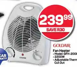 Pick n Pay GOLDAIR Fan Heater offer