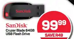 Pick n Pay SanDisk Cruzer Blade 64GB USB Flash Drive offer