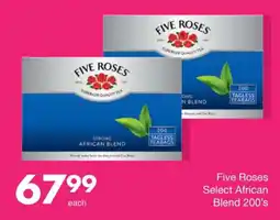 Five Roses Select African Blend 200's