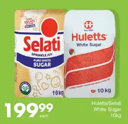 Save Huletts/Selati White Sugar 10kg offer