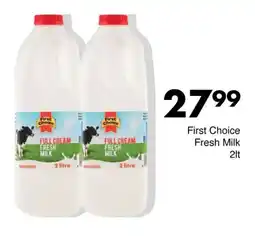 Save First Choice Fresh Milk 2lt offer