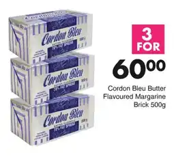 Save Cordon Bleu Butter Flavoured Margarine Brick 500g offer