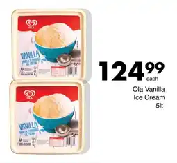 Save Ola Vanilla Ice Cream offer