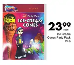 Save Ice Cream Cones Party Pack offer