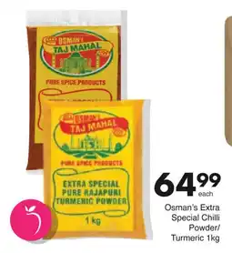 Save Osman's Extra Special Chilli Powder/ Turmeric 1kg offer