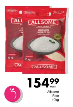 Save Allsome Rice 10kg offer