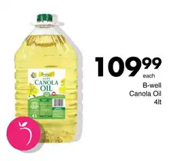 Save B-well Canola Oil offer