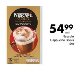 Save Nescafe Cappucino Sticks offer