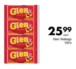 Save Glen Teabags offer