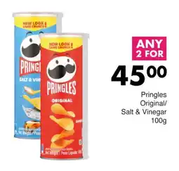 Save Pringles Original/ Salt & Vinegar offer