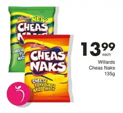 Save Willards Cheas Naks offer