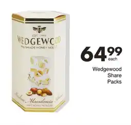 Save Wedgewood Share Packs offer