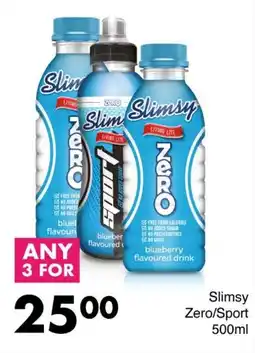 Save Slimsy Zero/Sport 500ml offer