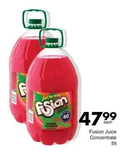 Save Fusion Juice Concentrate offer