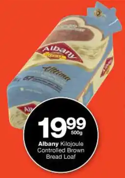 Checkers Albany Kilojoule Controlled Brown Bread Loaf offer