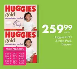 Save Huggies Gold Jumbo Pack Diapers offer