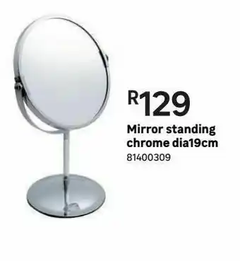Leroy Merlin Mirror standing chrome dia19cm offer