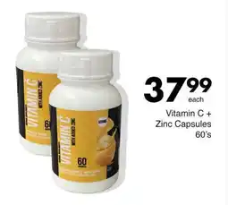 Save Vitamin C + Zinc Capsules offer