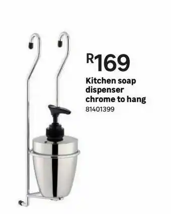 Leroy Merlin Kitchen soap dispenser chrome to hang offer