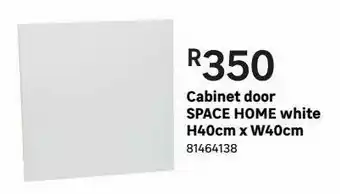 Leroy Merlin Cabinet doors space home white h40cm x w40cm offer