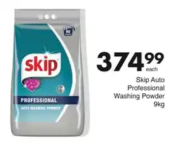 Save Skip Auto Professional Washing Powder 9kg offer